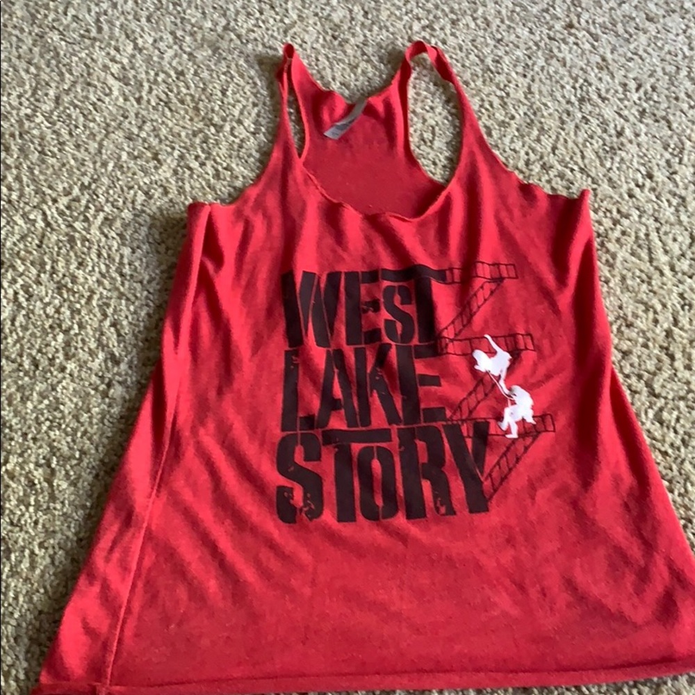 West Lakers cycle for heroes equinox tank sz small